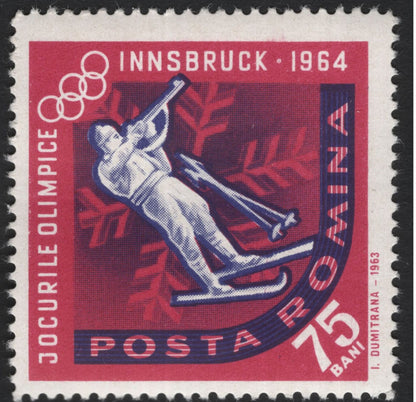 SCG8710 - Romania 1964 Winter Olympics – Innsbruck Games Set