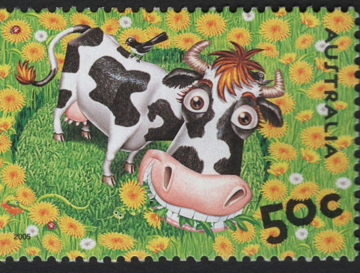 SCG8701 - Australia 2005 “Farm Animals” Stamp Strip