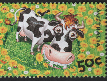 SCG8701 - Australia 2005 “Farm Animals” Stamp Strip