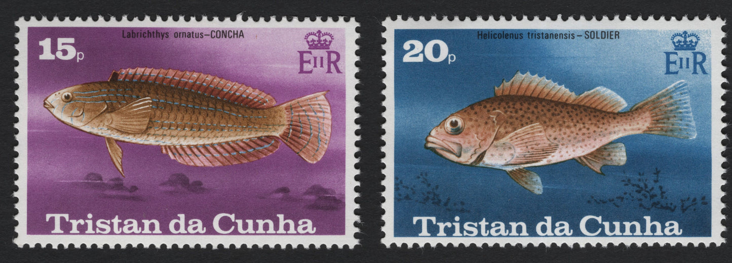 SCG8705 - Tristan da Cunha – Marine Life Series (Concha and Soldier Fish)