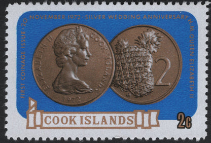 SCG8703 - Cook Islands 1972 – Silver Wedding Anniversary Coinage Issue