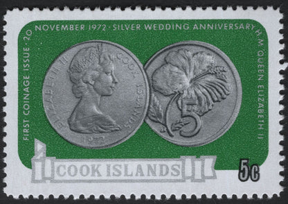 SCG8703 - Cook Islands 1972 – Silver Wedding Anniversary Coinage Issue