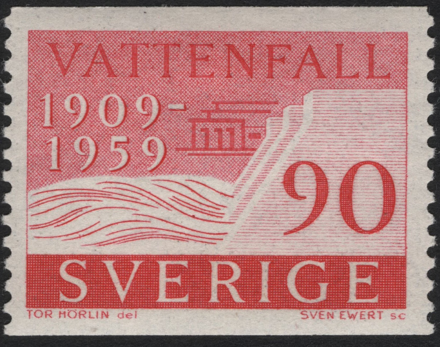 SCG8251 - Sweden 1959 – 50th Anniversary of Vattenfall