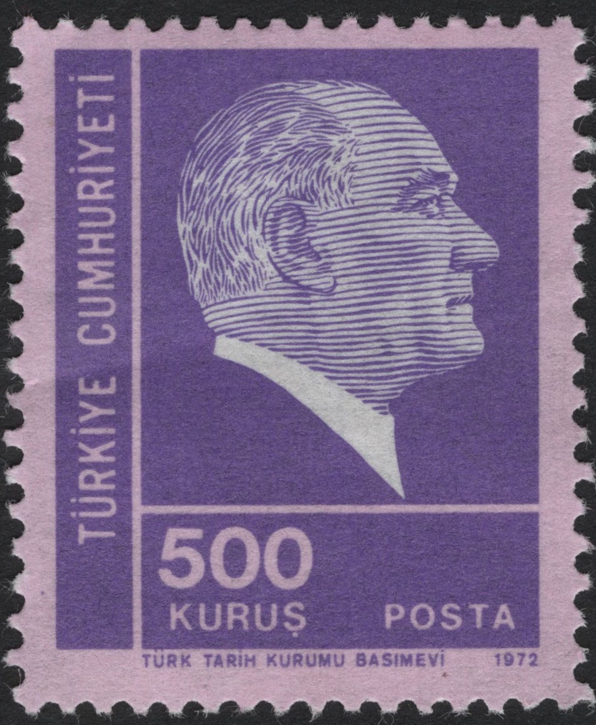 SCG8267 - Turkey 1972 – Mustafa Kemal Atatürk 500 Kuruş Definitive