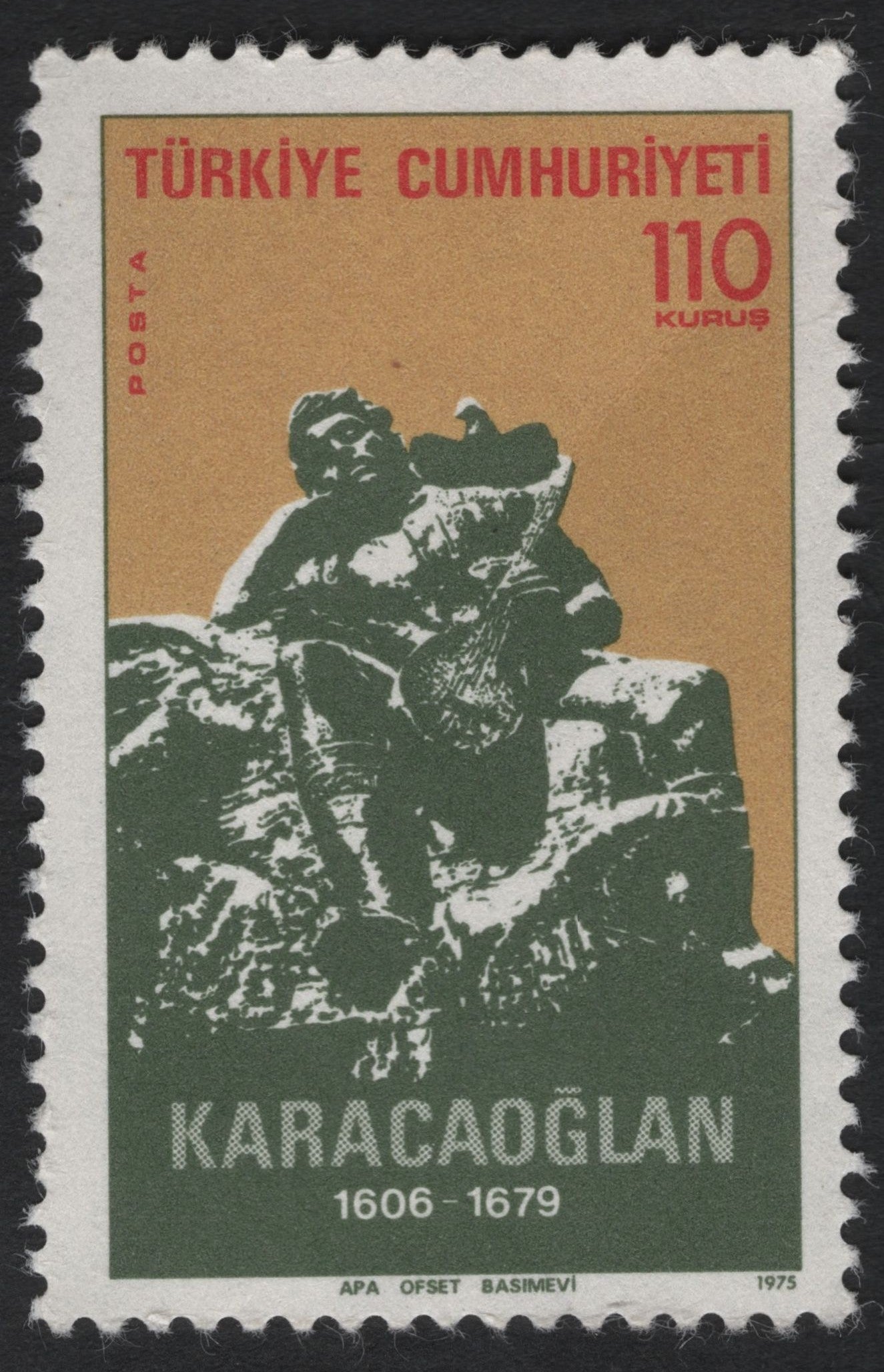 SCG8483 - Turkey 1975 – Karacaoğlan (1606–1679)