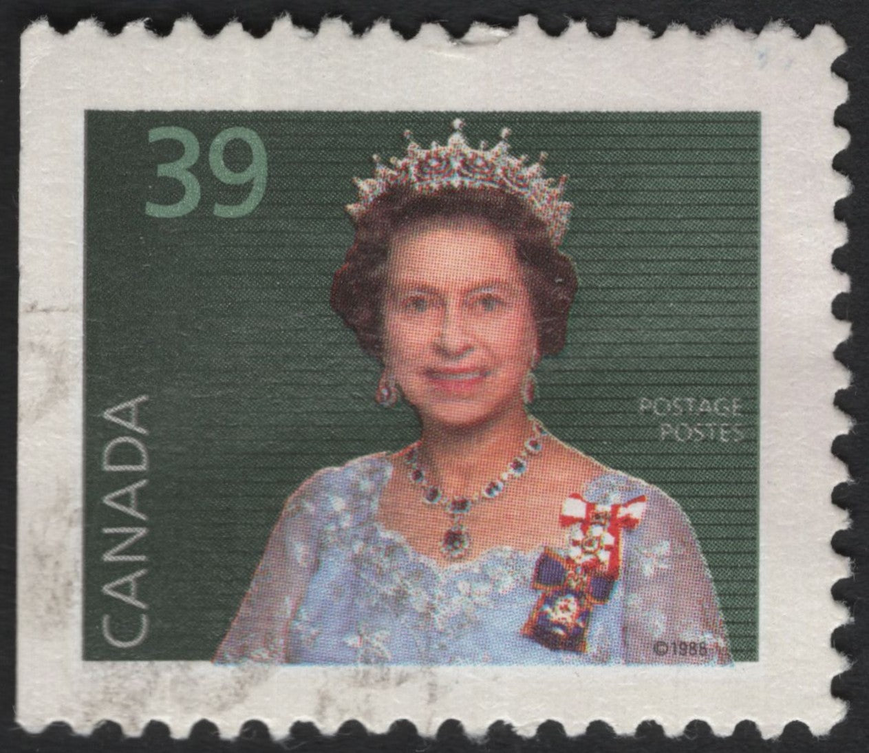 SCG8650 - Canada 1985 – Queen Elizabeth II 39¢ Definitive