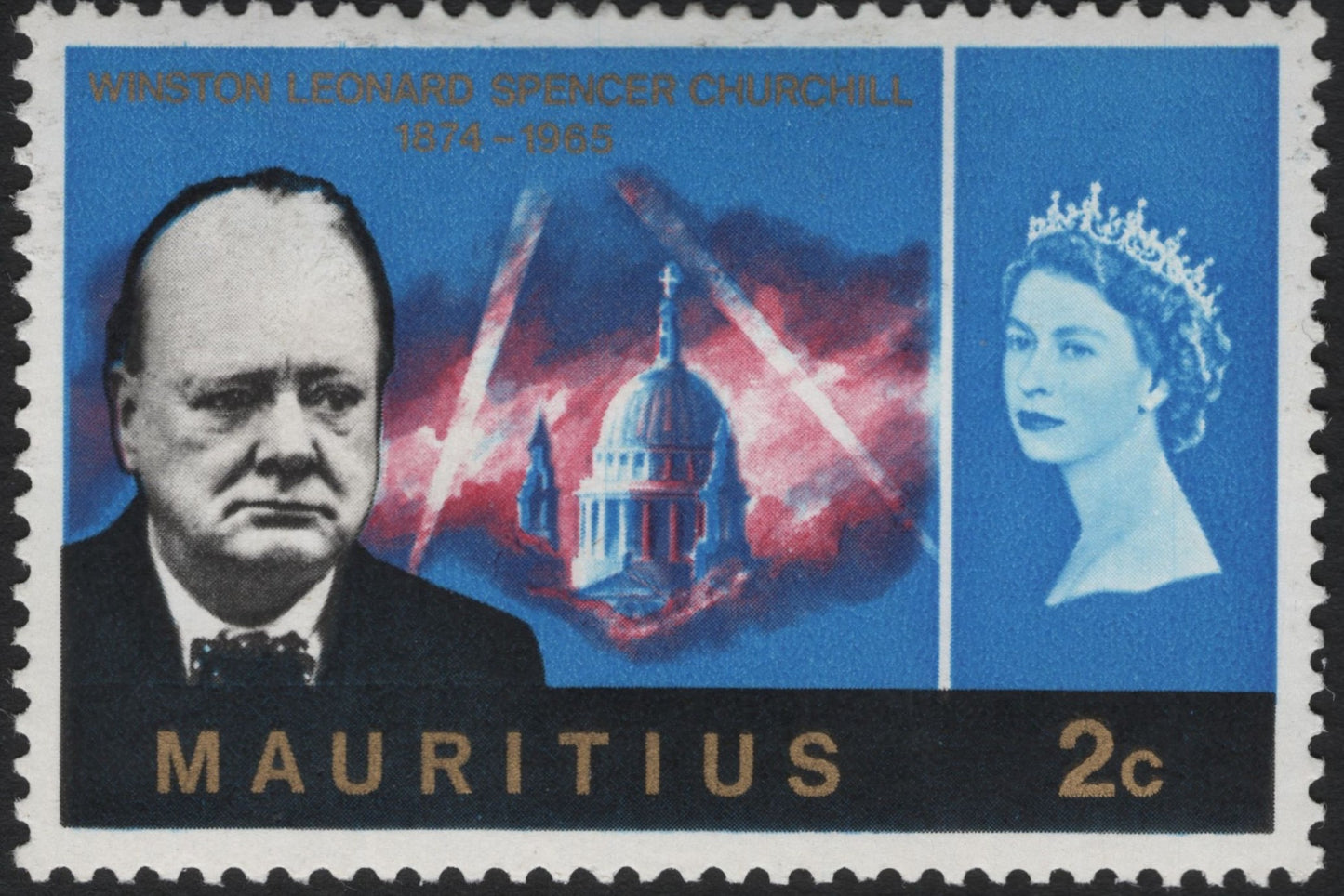 SCG8600 - Mauritius 1965 – Winston Churchill Memorial Stamp