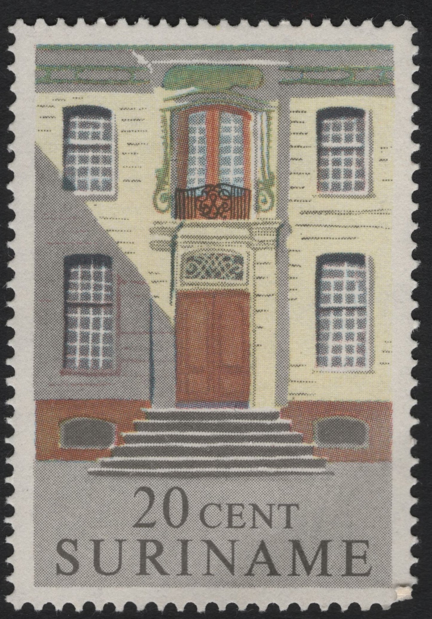SCG8601 - Suriname 20 Cent – Colonial Architecture Issue