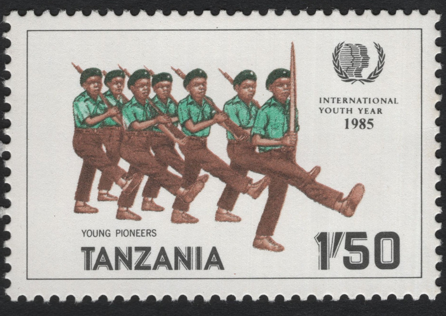 SCG8620 - Tanzania 1985 – International Youth Year “Young Pioneers” Stamp