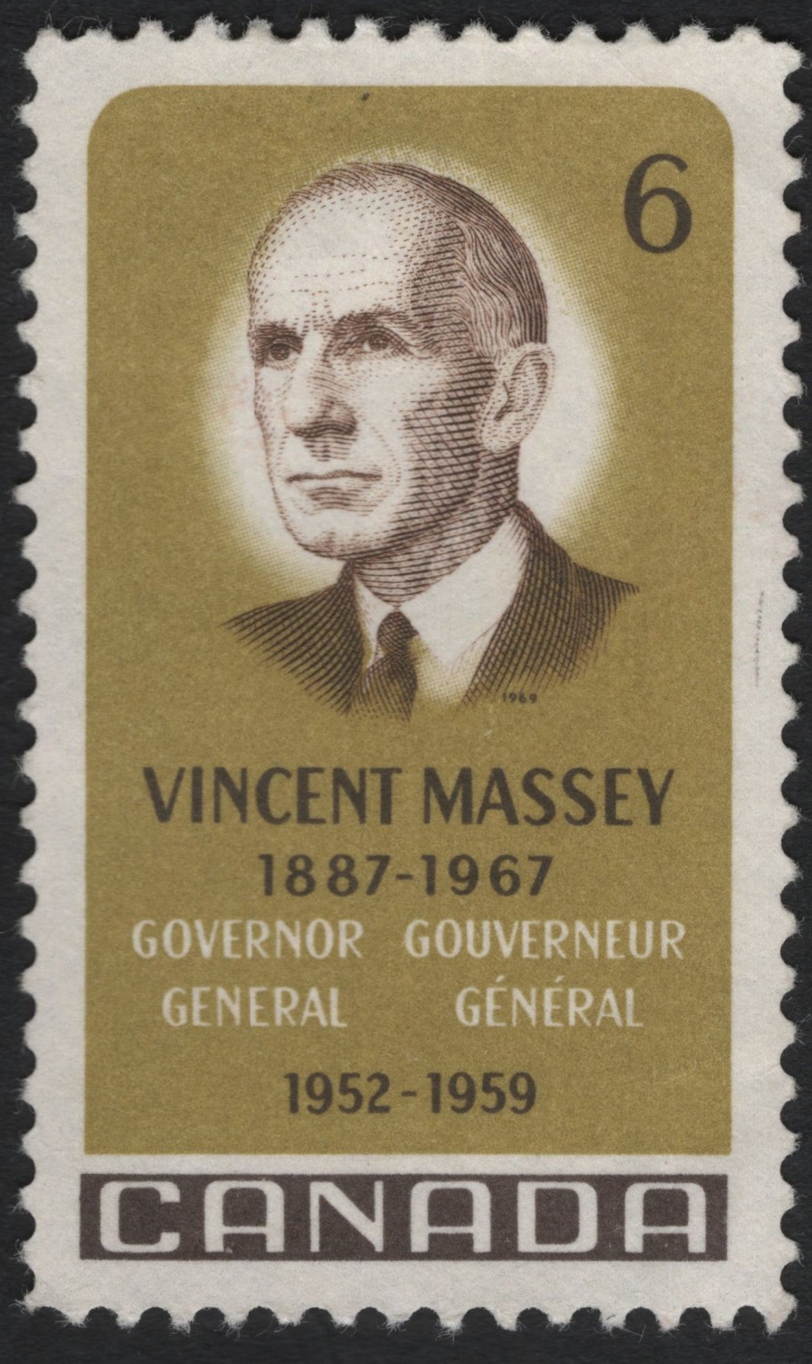 SCG8603 - Canada 1969 – Vincent Massey Commemorative