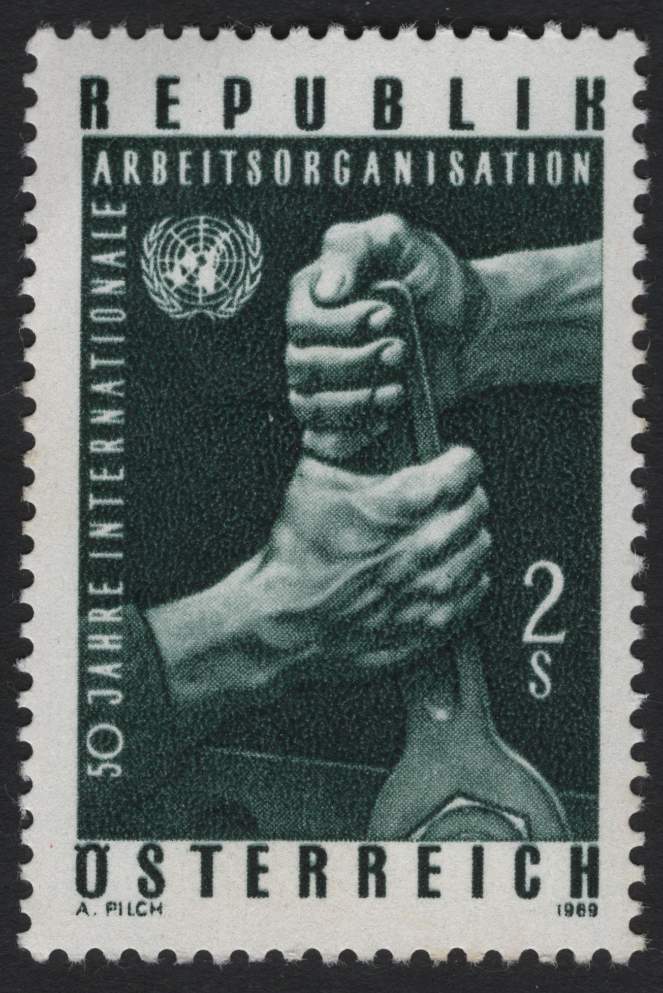 SCG8606 - Austria 1969 – 50th Anniversary of the International Labour Organization (ILO)