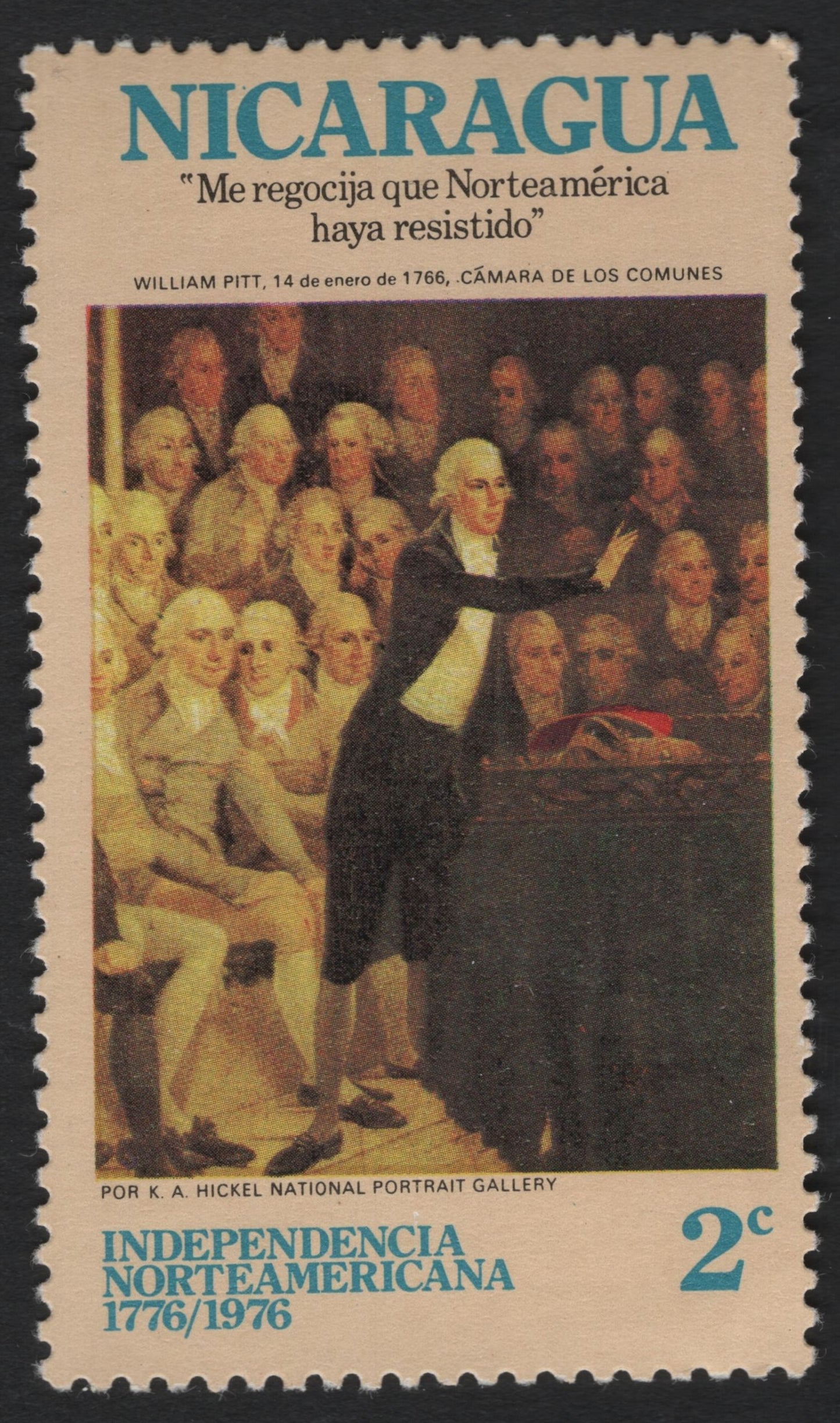 SCG8607 - Nicaragua – Bicentennial of American Independence (1776–1976)