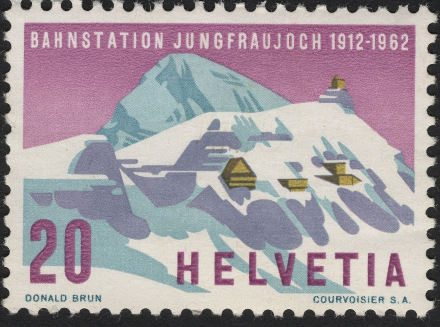 SCG8622 - Switzerland 1962 – 50th Anniversary of the Jungfraujoch Railway Station