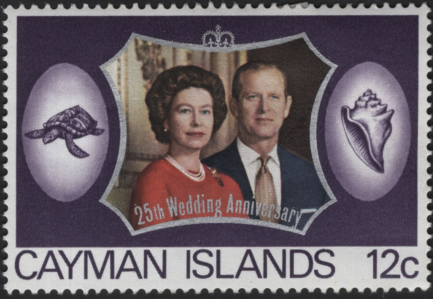 SCG8626 - Cayman Islands 25th Wedding Anniversary of Queen Elizabeth II and Prince Philip (1972)