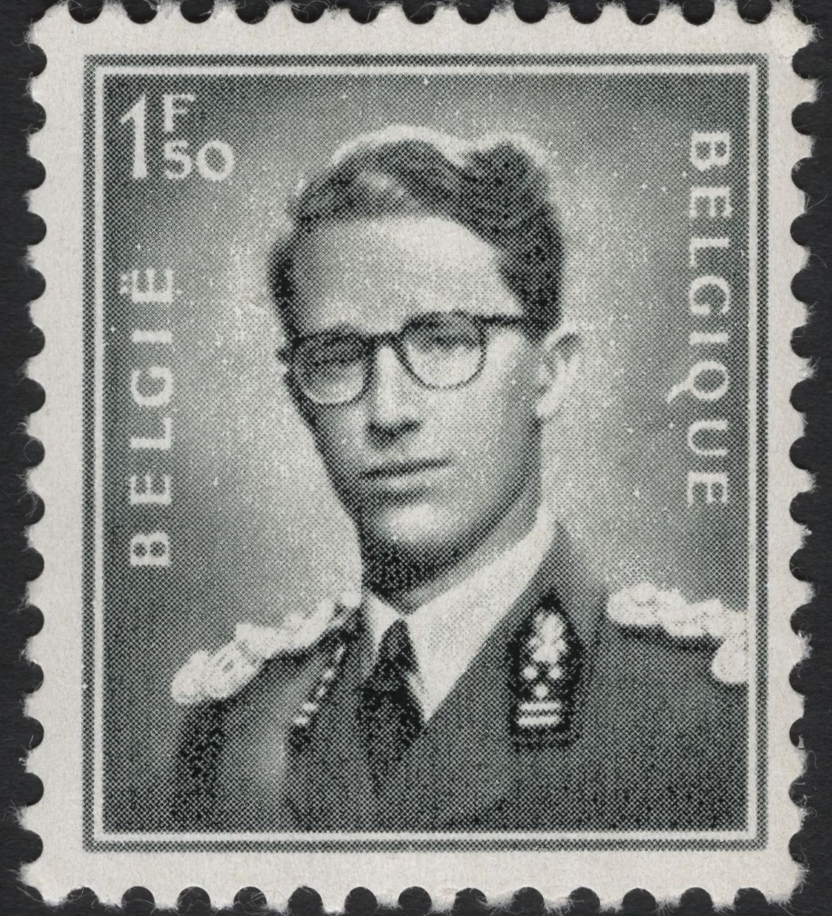 SCG8768 - Belgium 1.50 Franc King Baudouin Definitive Stamp