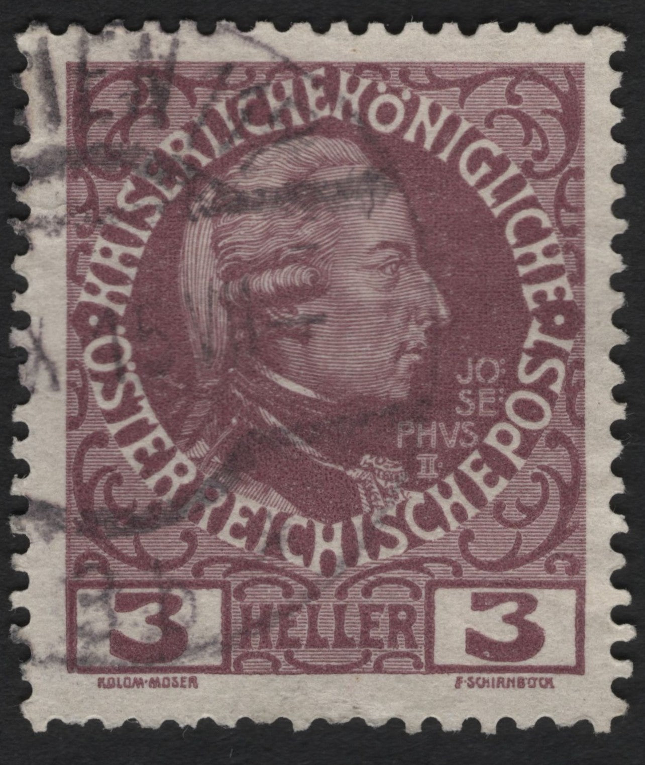 SCG8924 - Austria 1910 – 3 Heller Emperor Joseph II (Franz Joseph Jubilee Series)