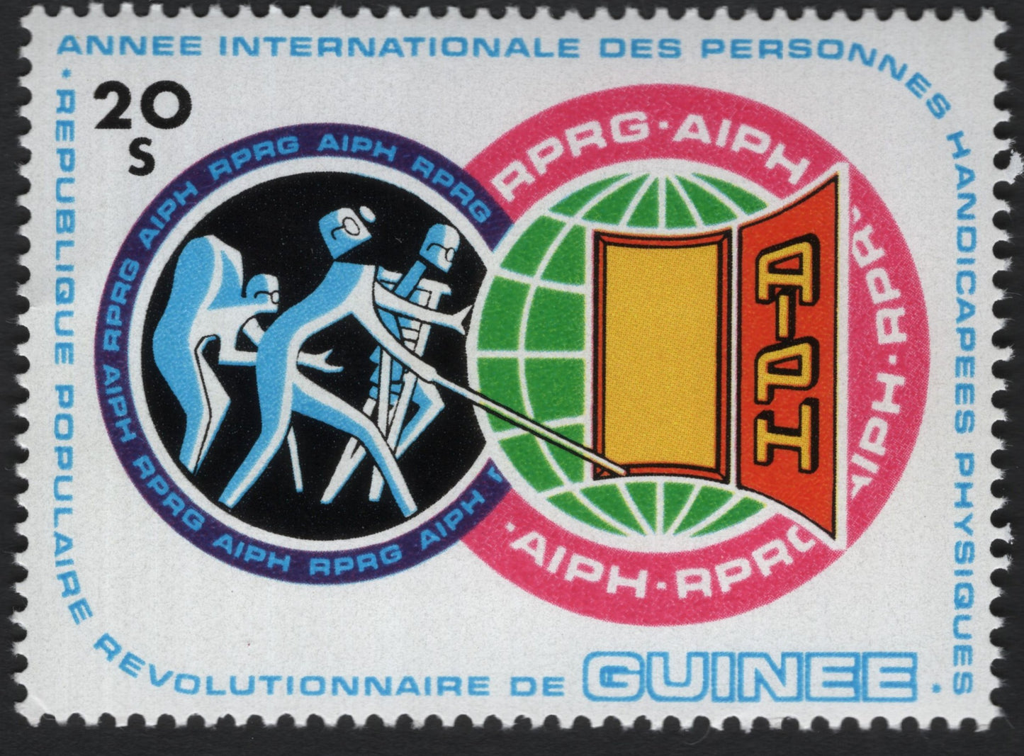 SCG8902 - Guinea 1981 – International Year of Disabled Persons, 20s