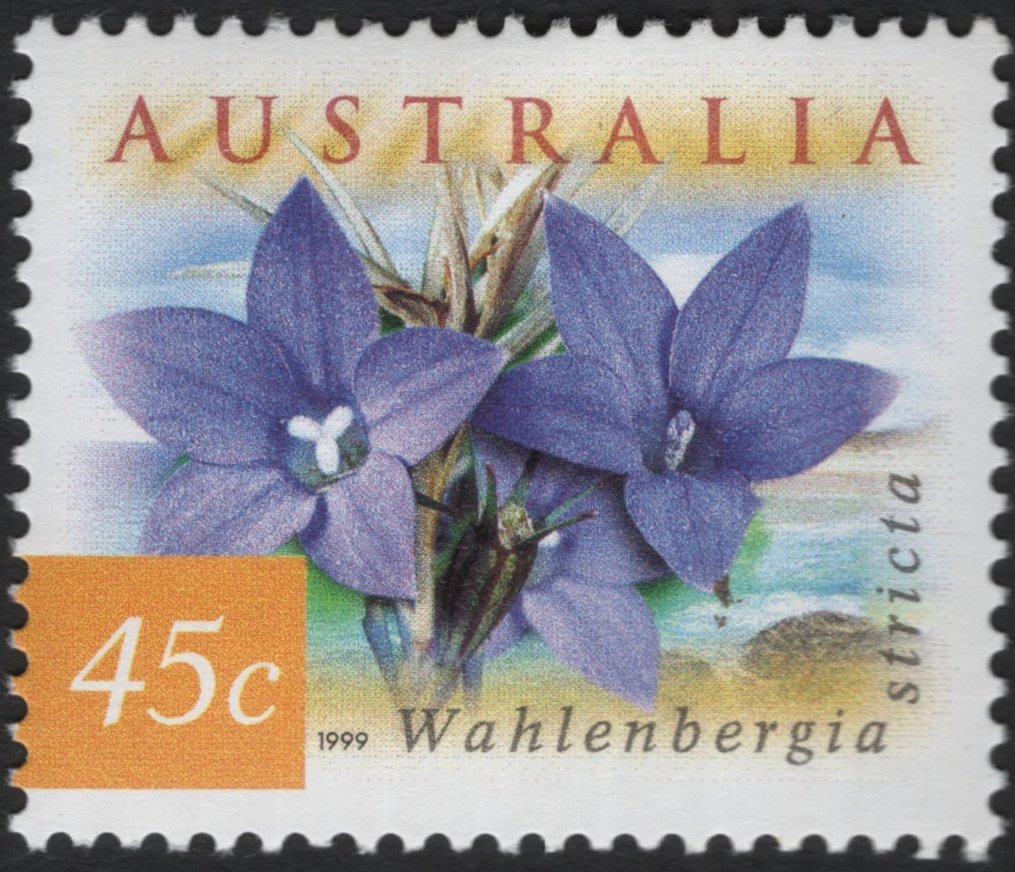 SCG9229 - Australia 1999 Wahlenbergia stricta – 45c Wildflower Issue