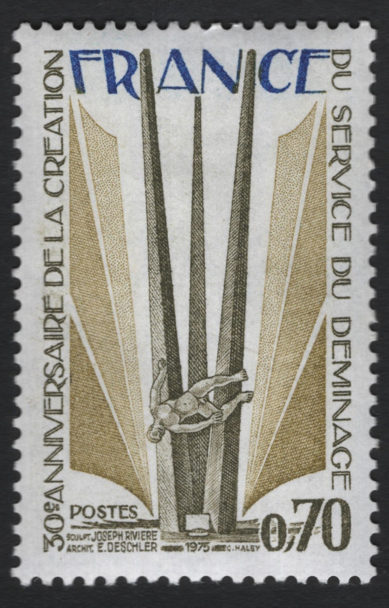 SCG9451 - France 1975 – 30e Anniversaire du Service du Déminage