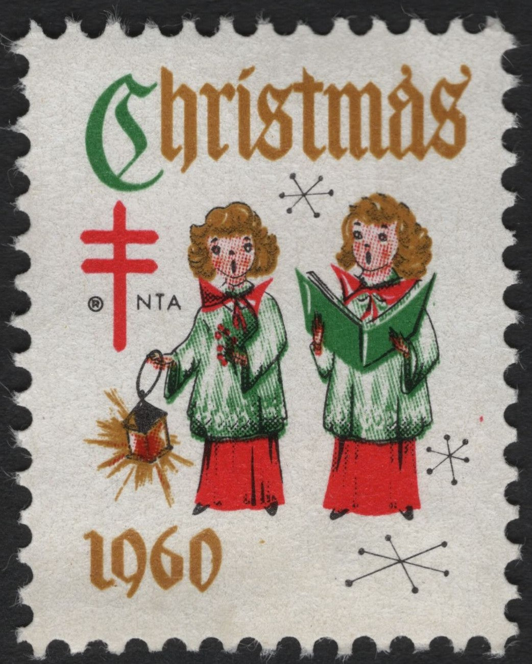 SCG9454 - USA – Christmas Seal 1960: Carol Singers Issue