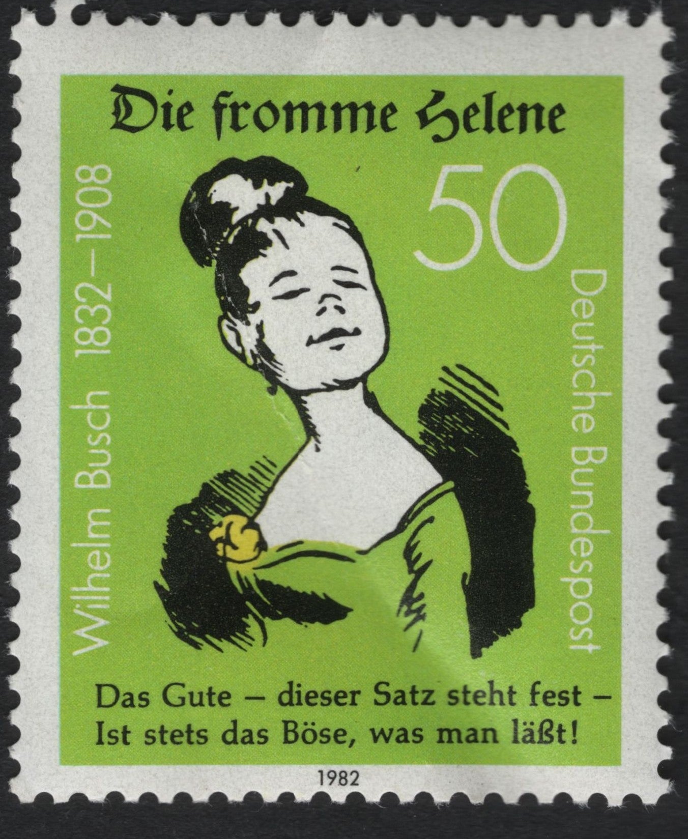 SCG9436 - Germany 1982 – “Die fromme Helene” (Wilhelm Busch) – 50 Pfennig