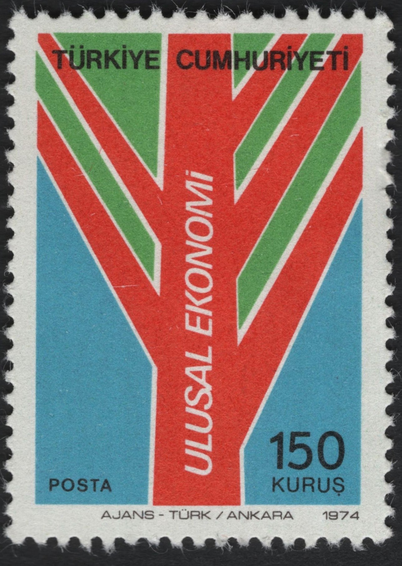 SCG9437 - Turkey 1974 – National Economy Promotion (150 Kuruş)