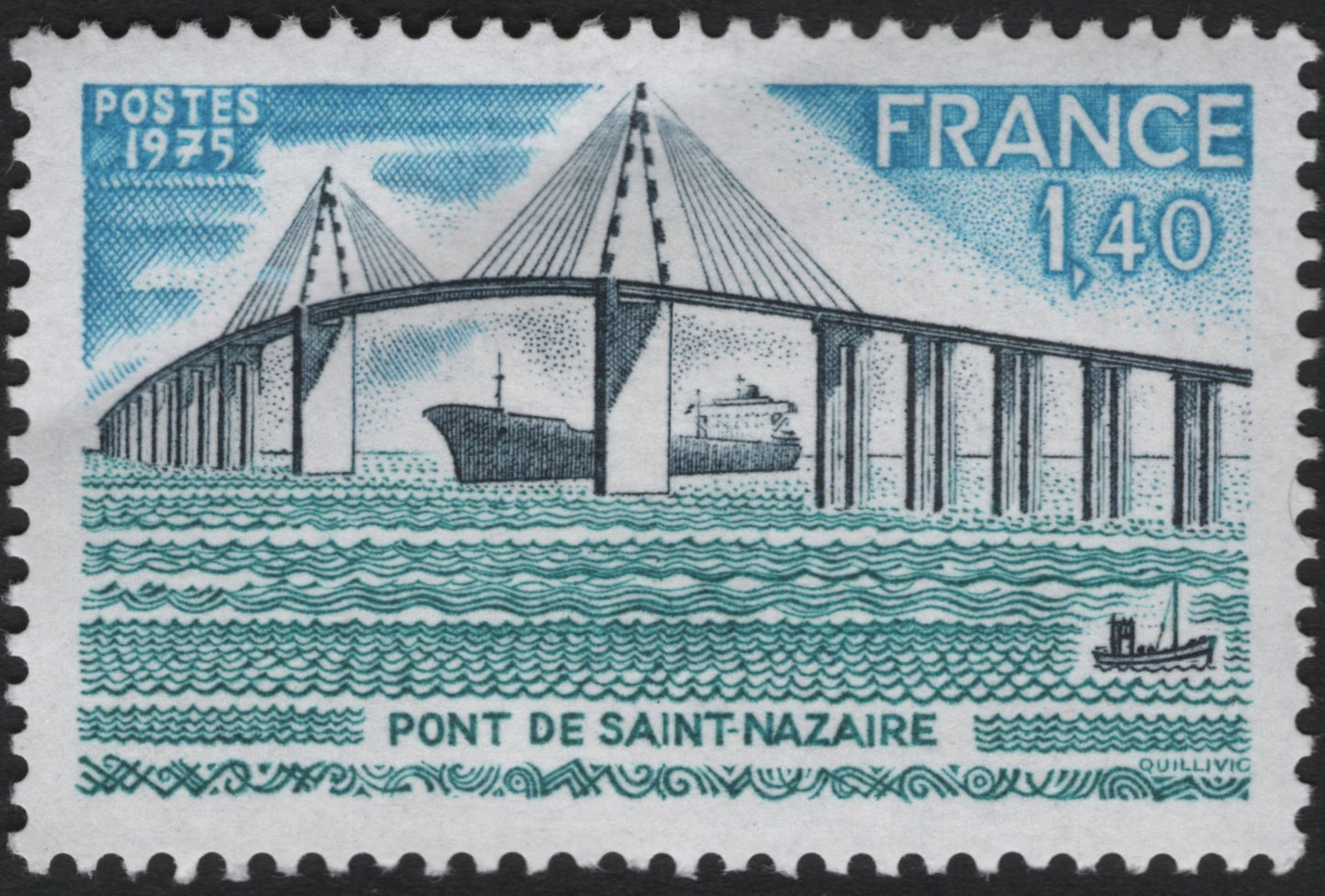SCG9470 - France 1975 – Pont de Saint-Nazaire Bridge