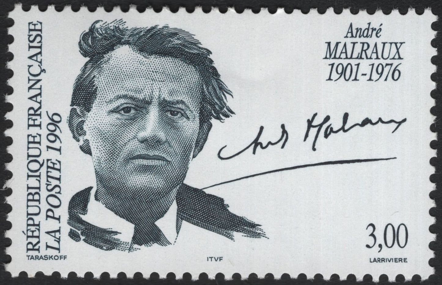 SCG9268 - France – 1996 André Malraux 3.00F Commemorative
