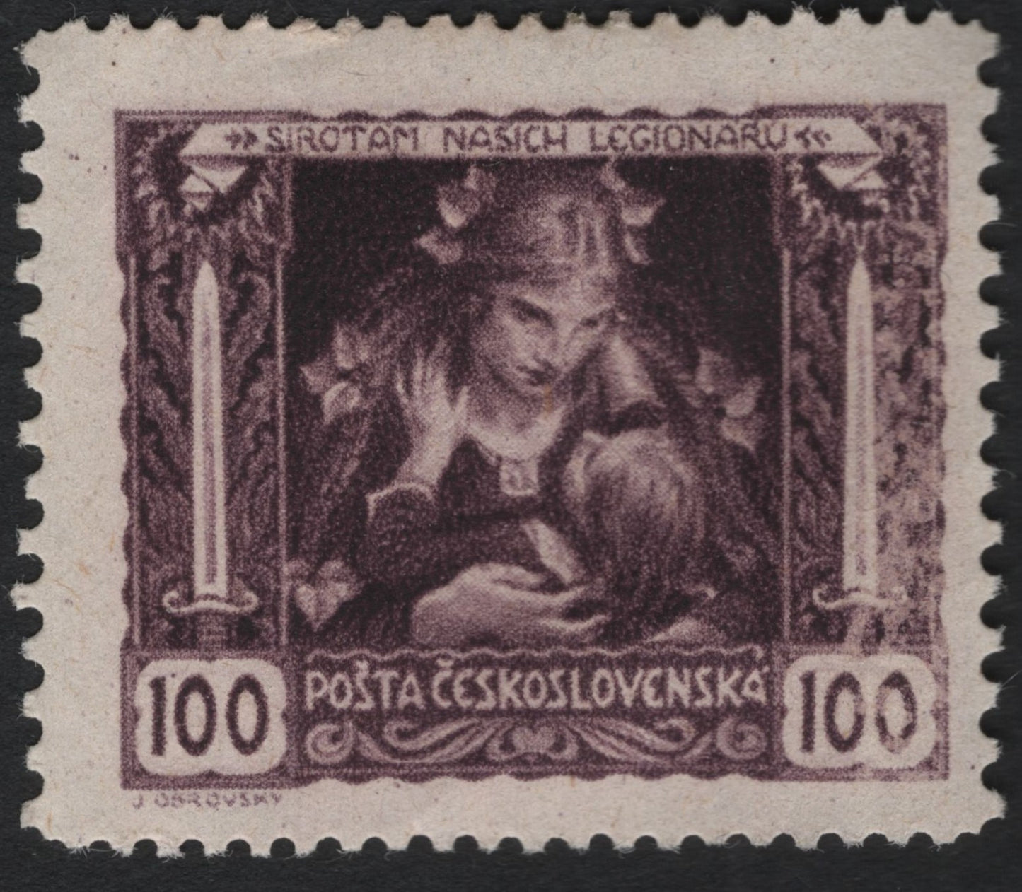 SCG9269 - Czechoslovakia 1920 – Legionnaires’ Orphans Fund 100h Charity Issue