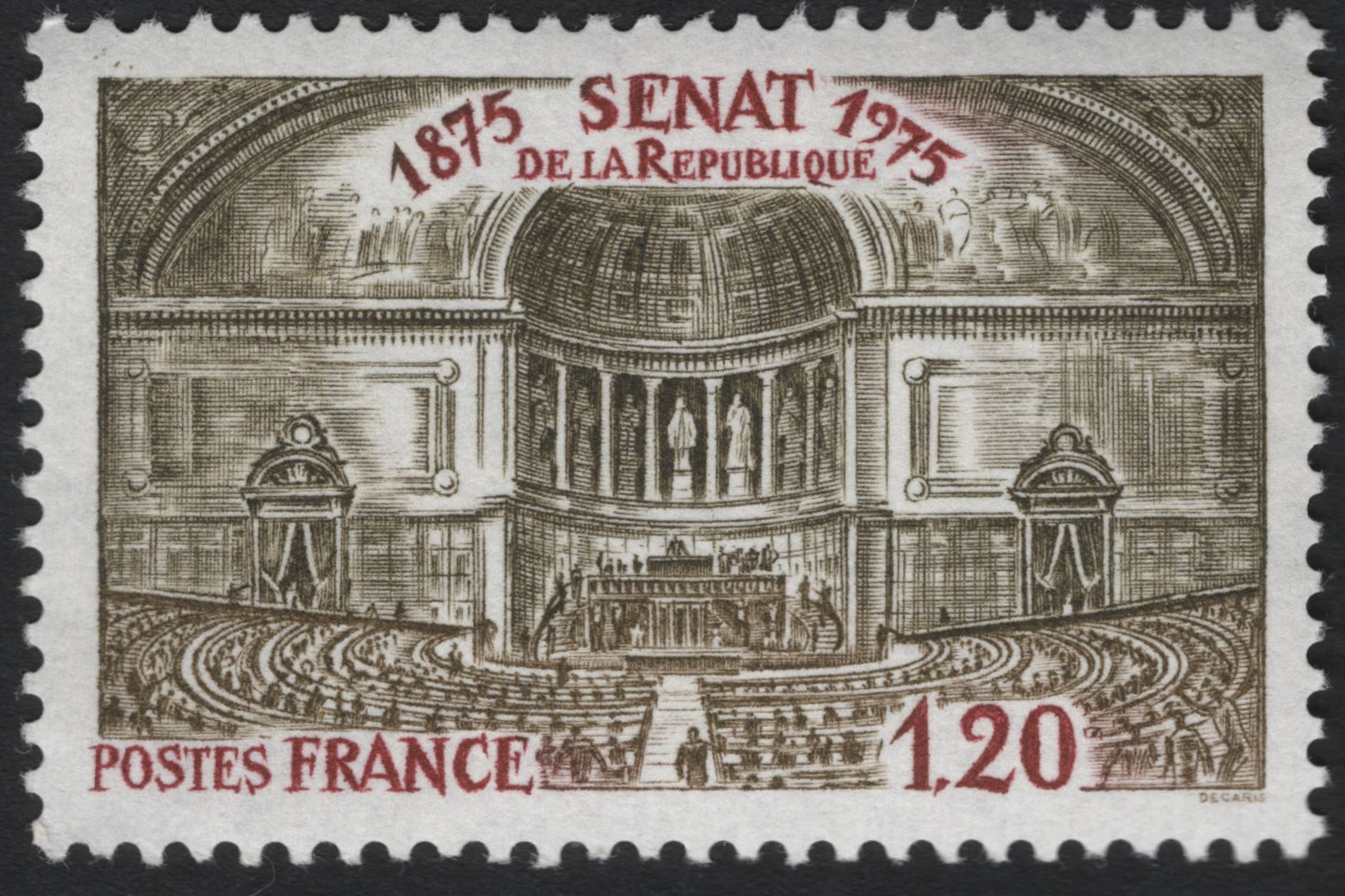 SCG9397 - France 1975 – Centenary of the Senate of the Republic (1875–1975), 1.20 Fr