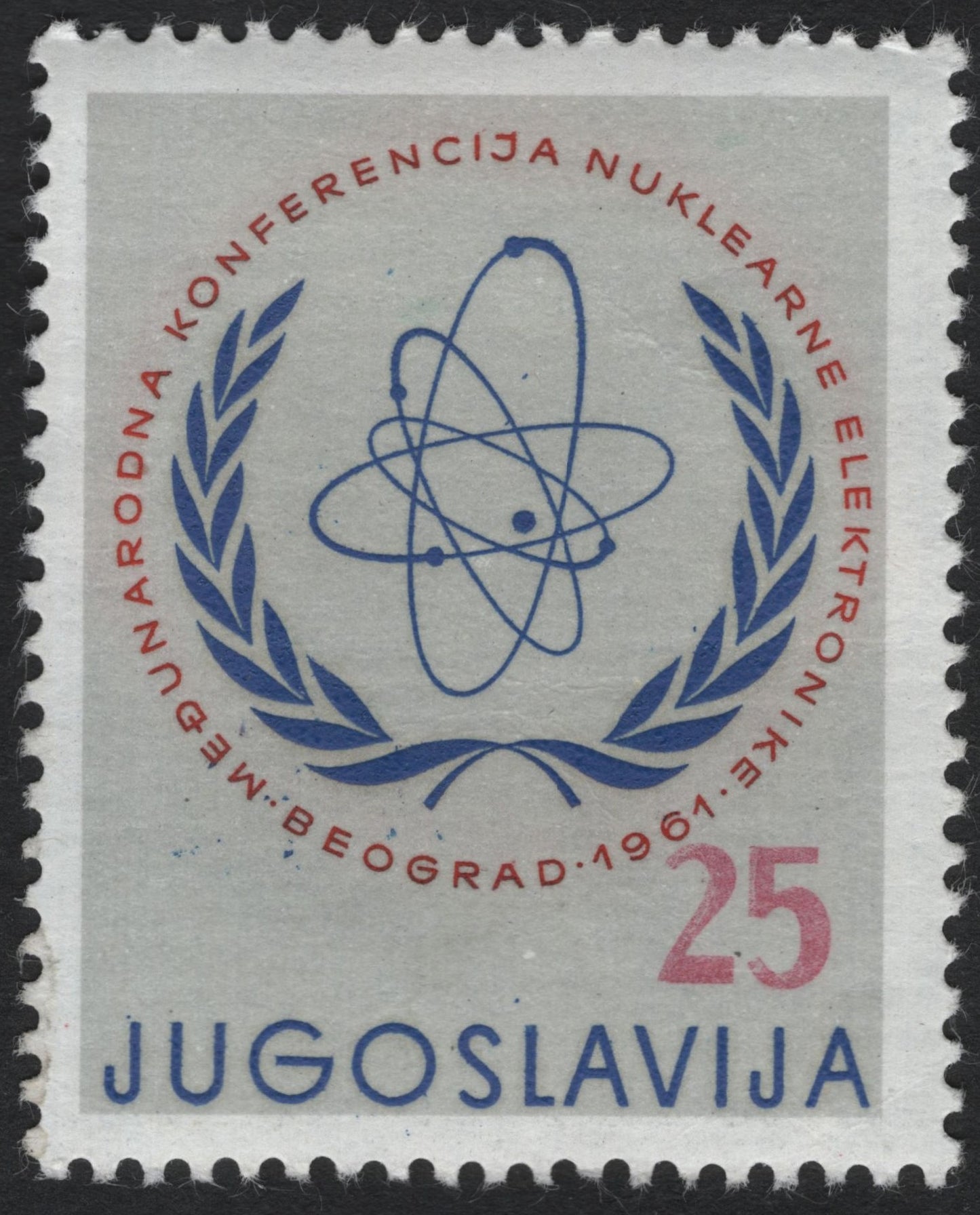 SCG9407 - 1961 Belgrade Nuclear Electronics Conference – 25 Para
