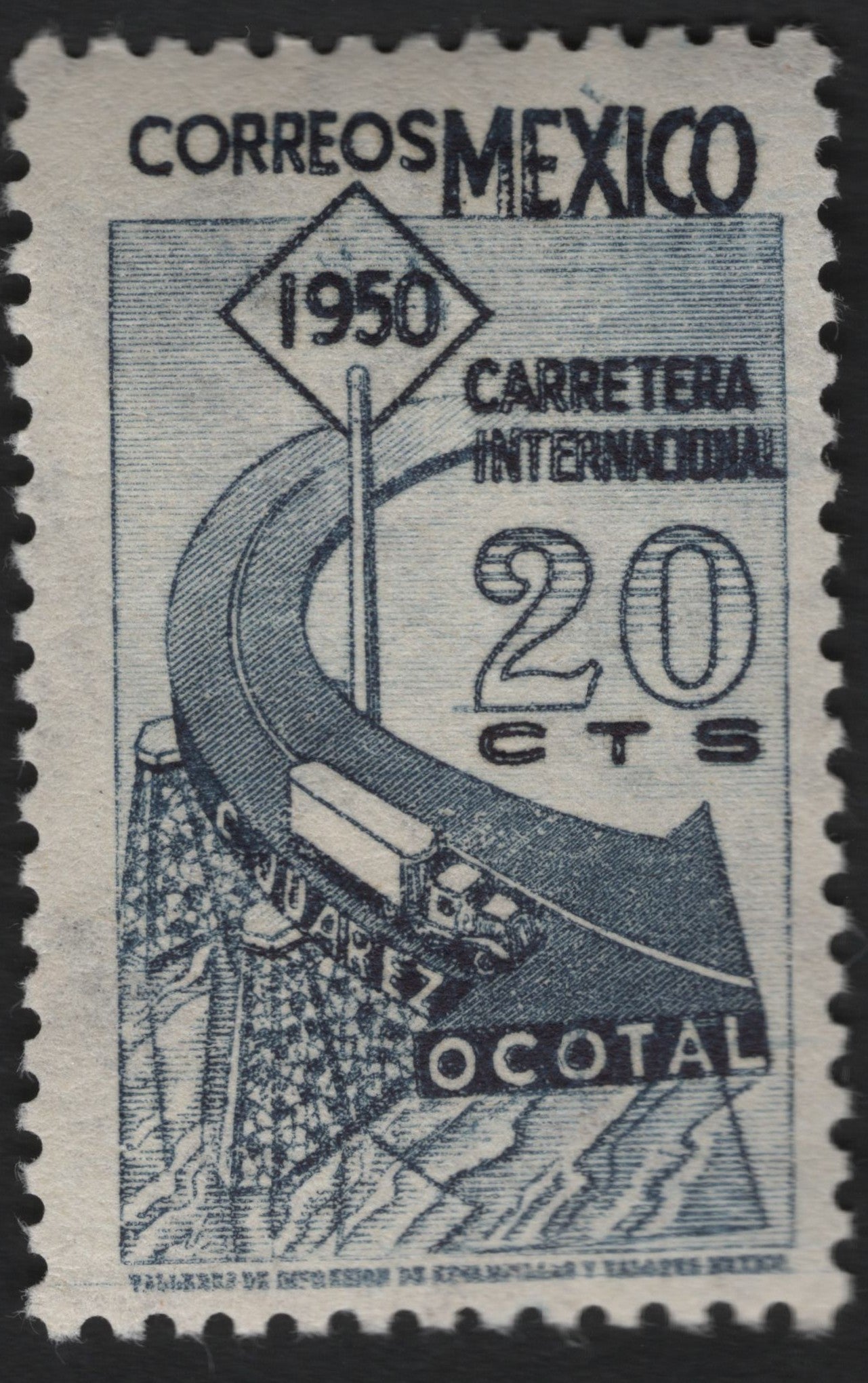 SCG9427 - Mexico 1950 Carretera Internacional – 20 Centavos