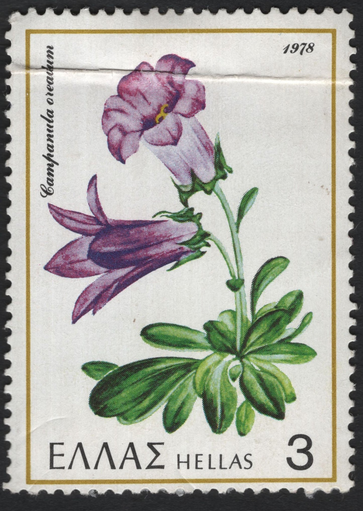 SCG9487 - Greece 1978 Campanula oreadum – 3-Drachma Botanical Issue