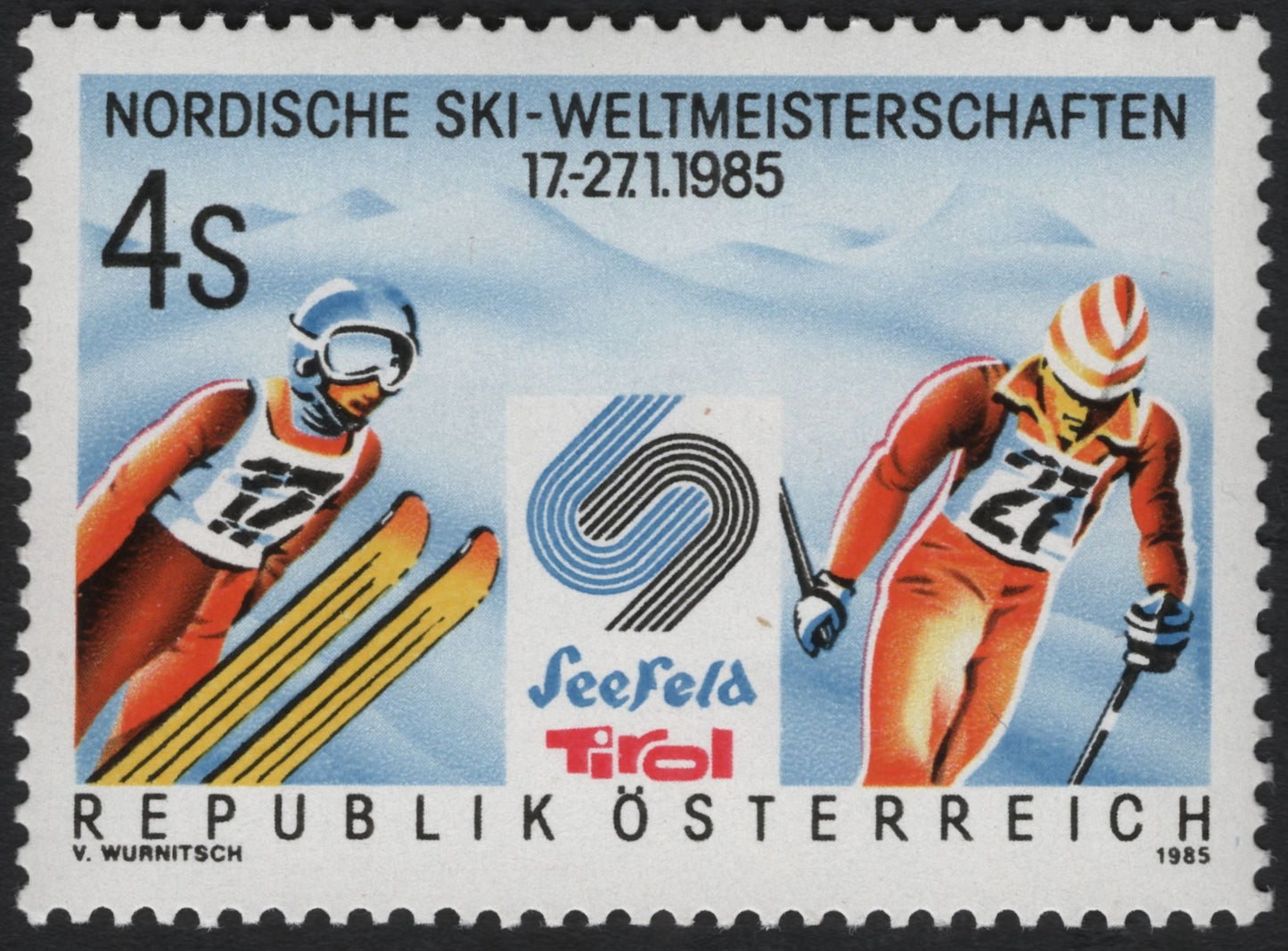 SCG9514 - Austria 1985 – Nordic Ski World Championships, Seefeld (4s)