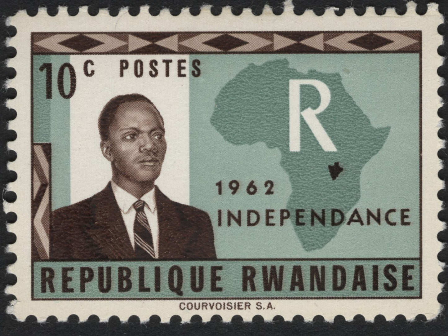 SCG10136 - 🇷🇼 Rwanda 1962 Independence Commemorative – 10c