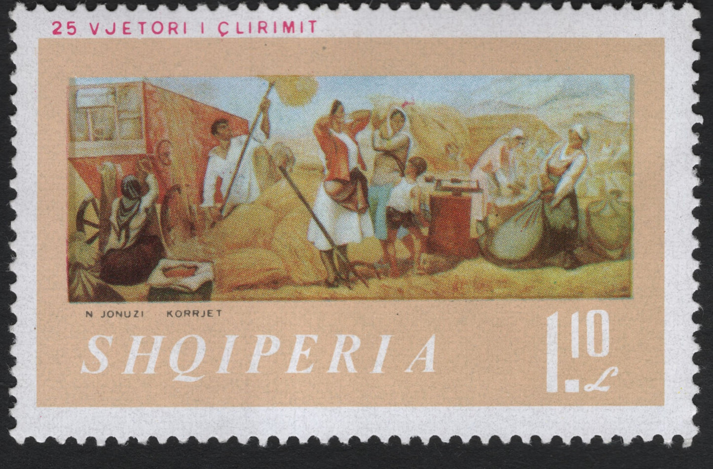 SCG9665 - Albania – 25th Anniversary of Liberation: “Harvesting” (1969)