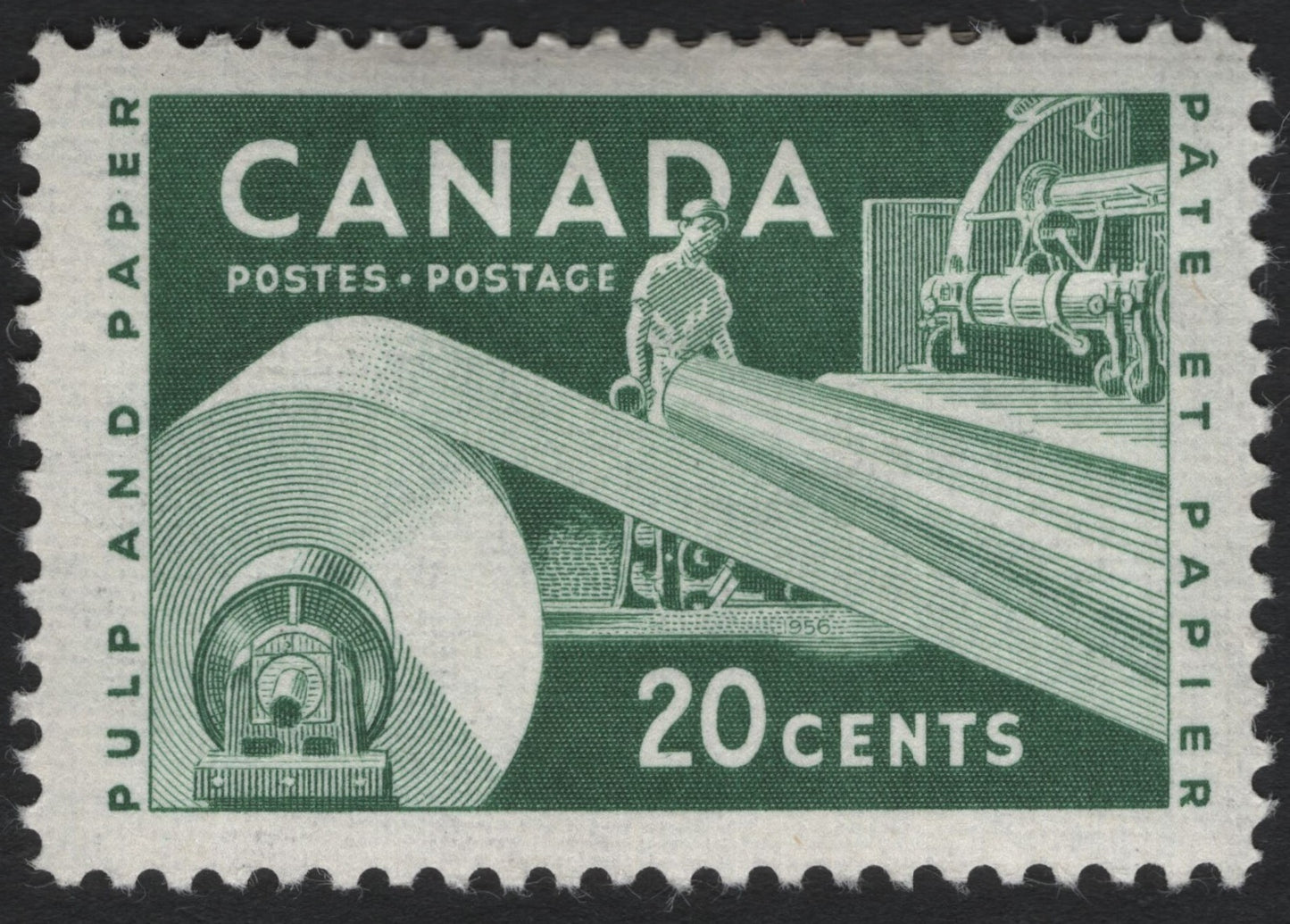SCG10192 - 🇨🇦 Canada 1956 – Pulp and Paper Industry, 20¢