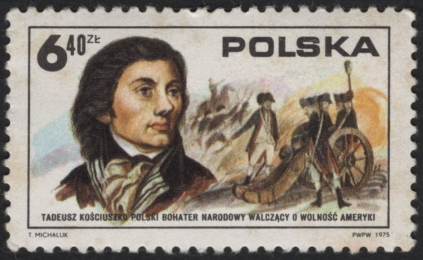 SCG10194 - Poland 1975 – Tadeusz Kościuszko, Hero of American Independence – 6.40 zł