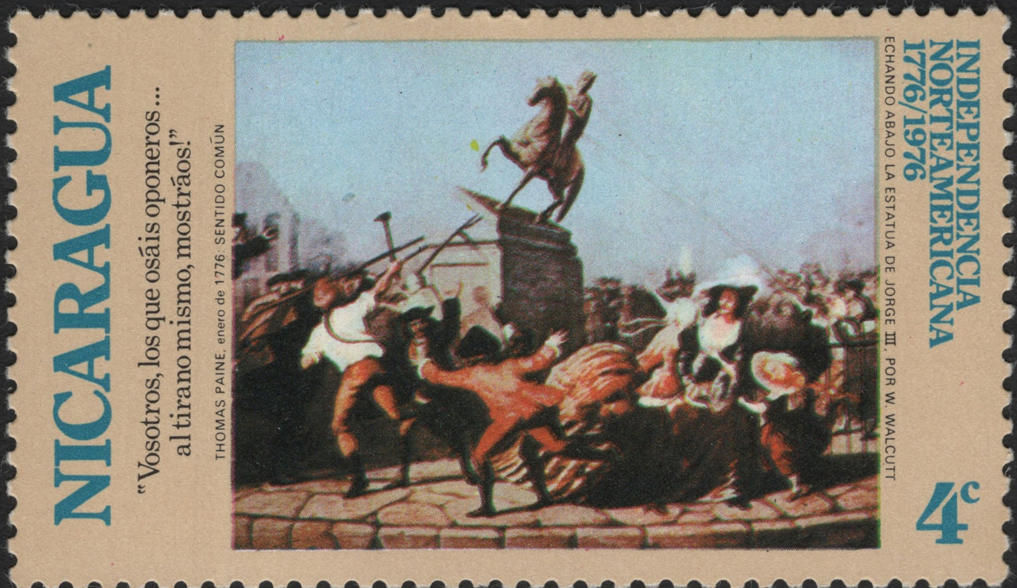 SCG10200 - 🇳🇮 Nicaragua 1976 – U.S. Independence Bicentennial, 4c