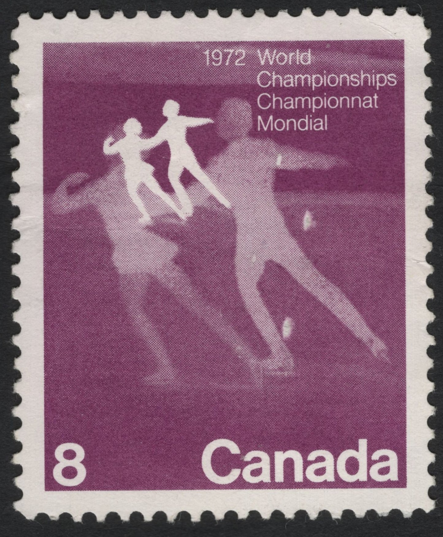SCG10424 - 🇨🇦 Canada 1972 – World Figure Skating Championships (8¢)