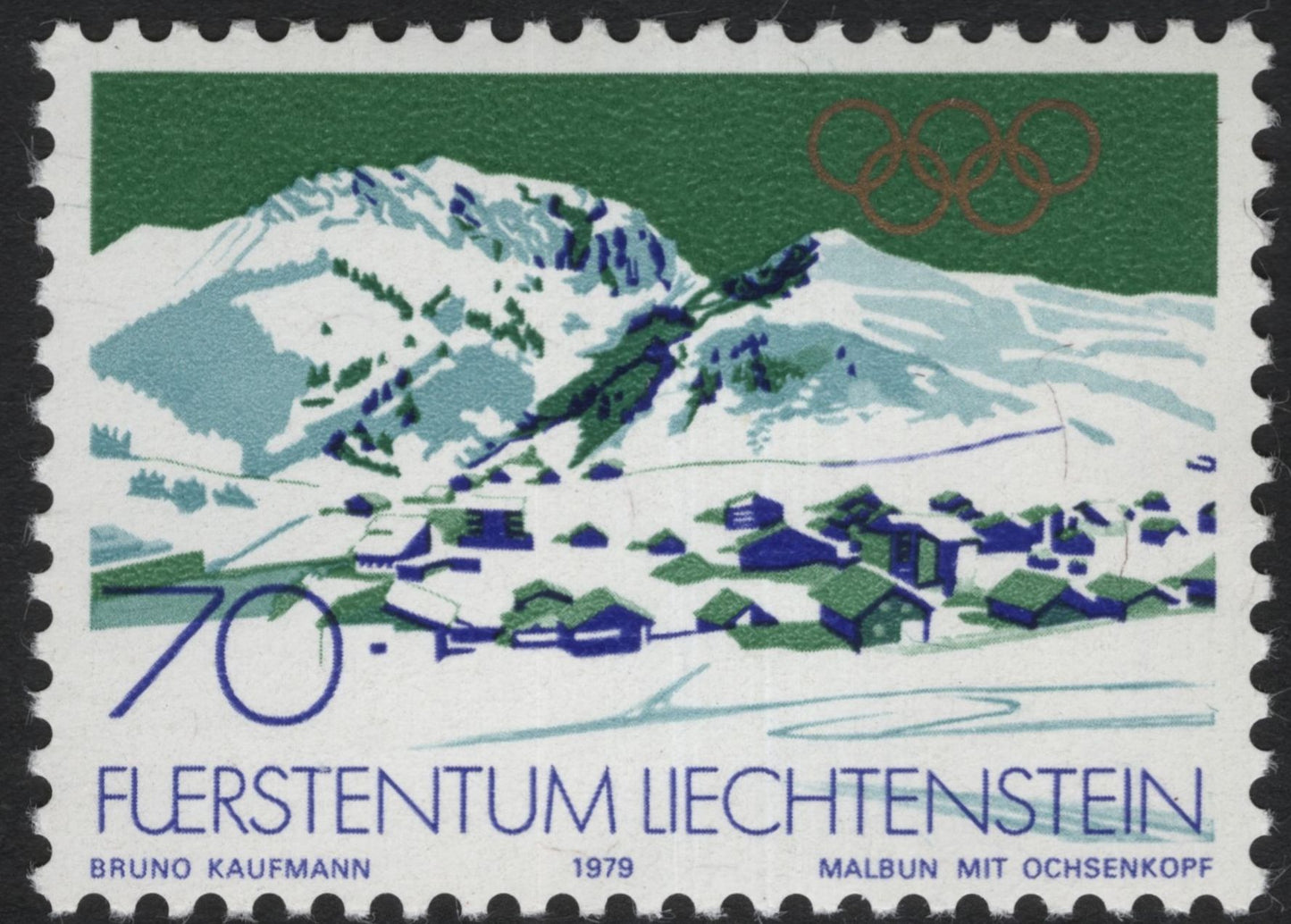 SCG10698 - Liechtenstein 1979 Winter Sports – Olympic-Themed Set