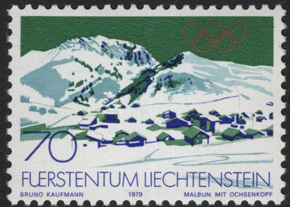 SCG10698 - Liechtenstein 1979 Winter Sports – Olympic-Themed Set