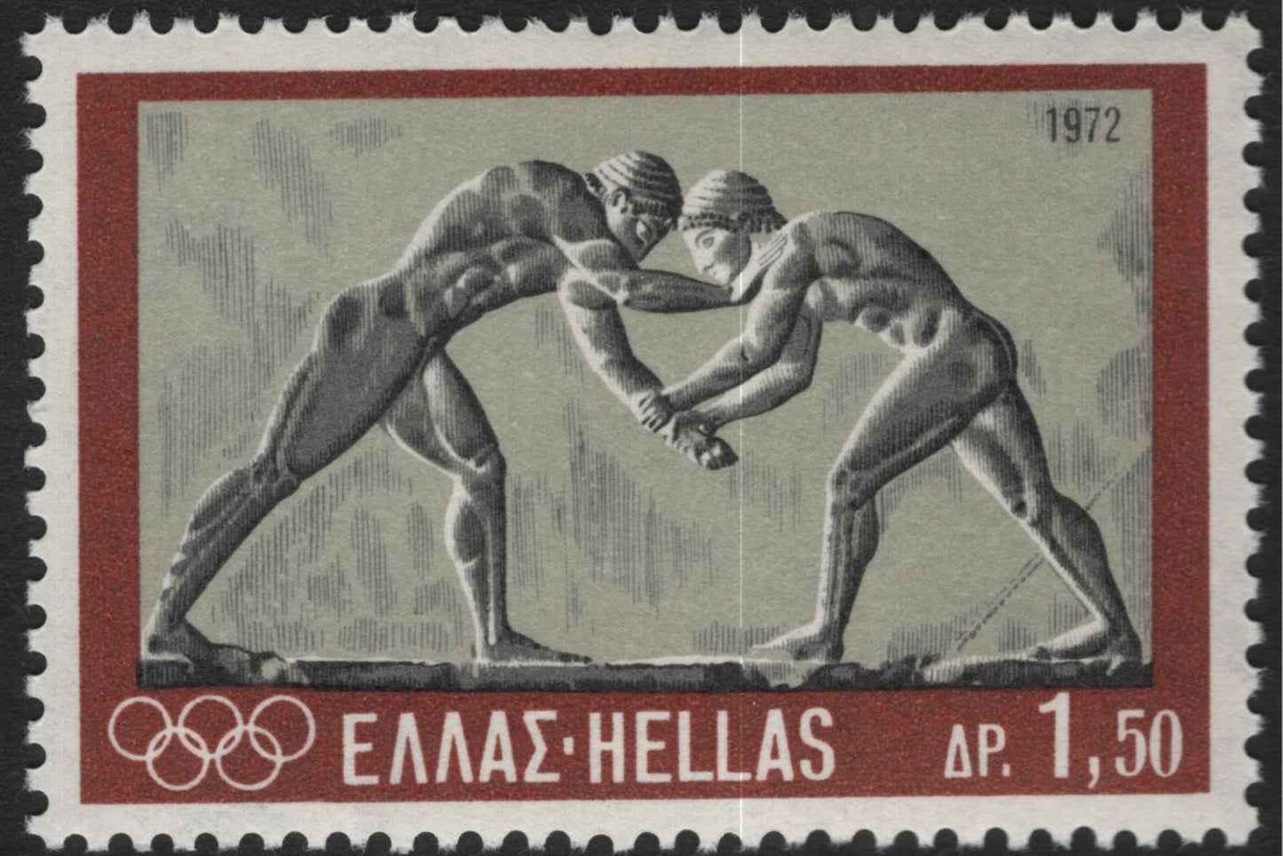 SCG10701 - Greece 1972 Munich Olympics – Ancient Greek Sports Set (3 Stamps)