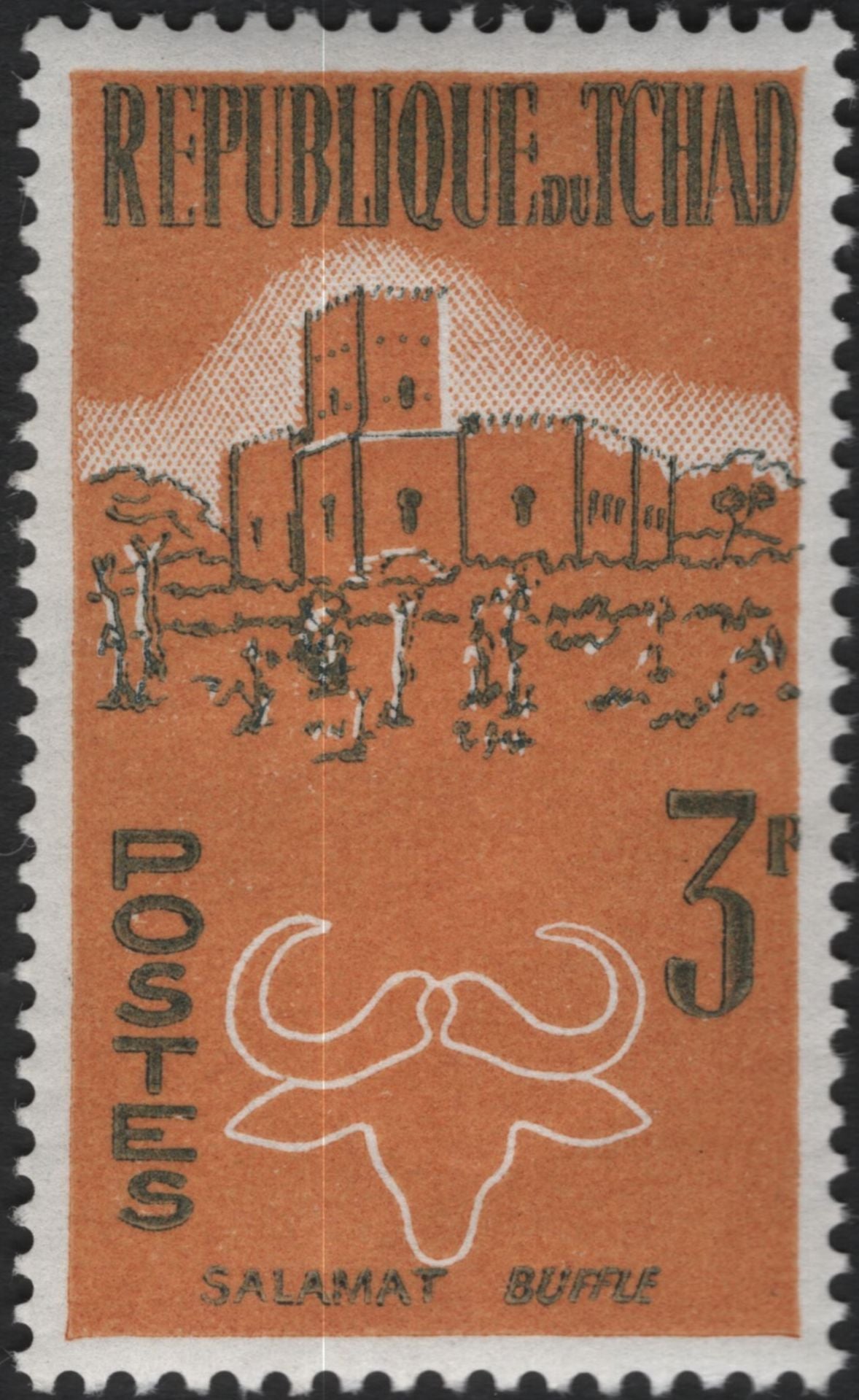 SCG10707 - Chad – Wildlife & Regional Landscapes Definitives (Gazelle & Buffalo)