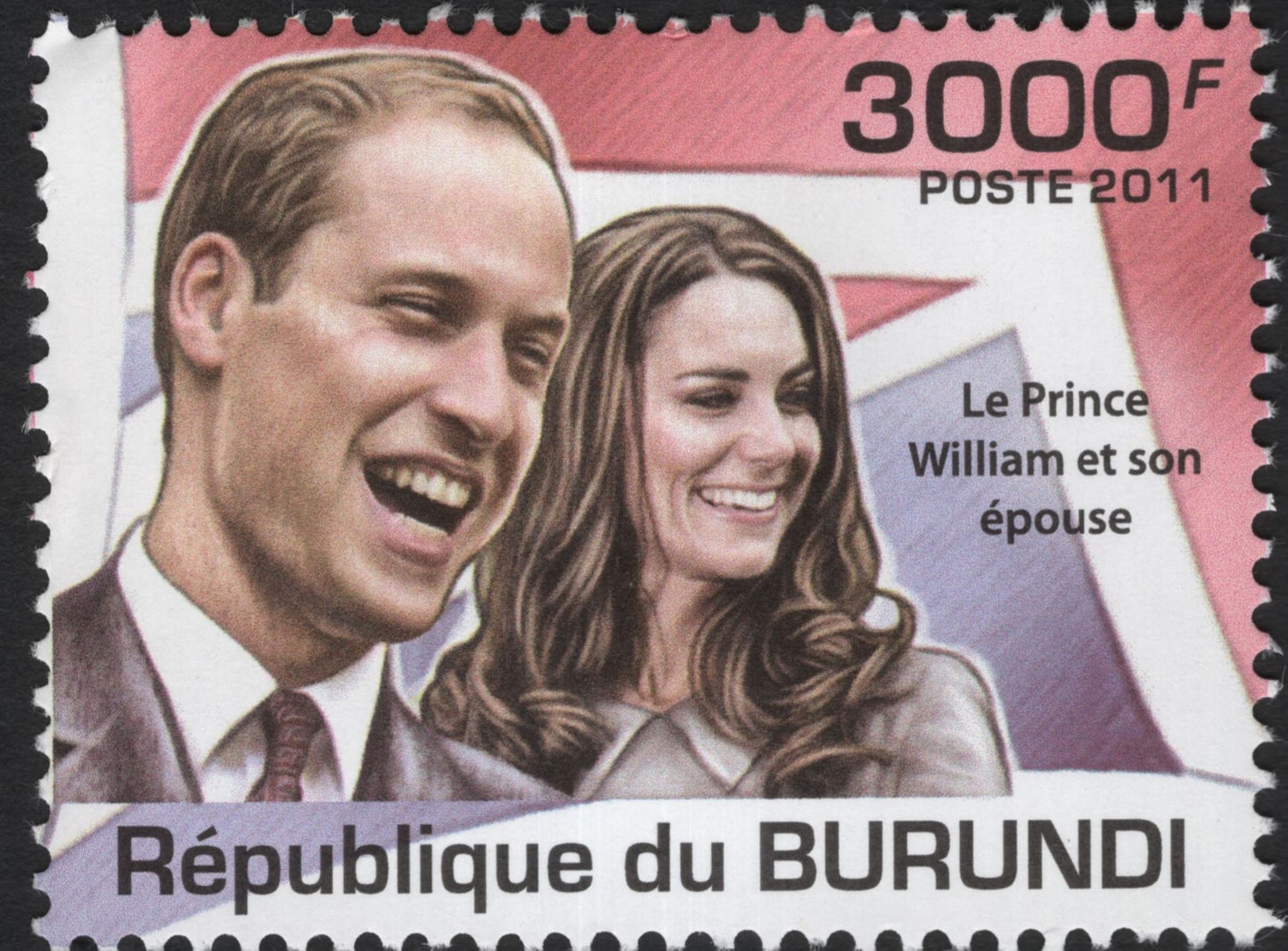 SCG10708 - Burundi 2011 – Prince William & Catherine Middleton Royal Wedding Set (4 Stamps)