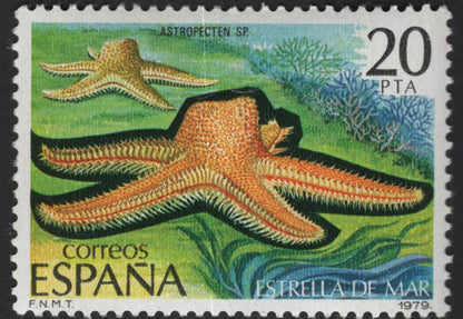 SCG10709 - Spain 1979 Fauna – Scorpion & Starfish Pair