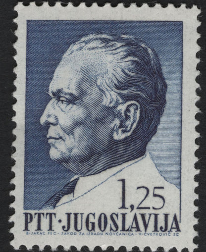 SCG10705 - Yugoslavia – Marshal Josip Broz Tito Definitive Set (8 Values), 1967–1970