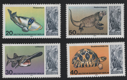 SCG10711 - Germany (Berlin) 1977 – Zoo Berlin Aquarium Fauna Set (4 Stamps)