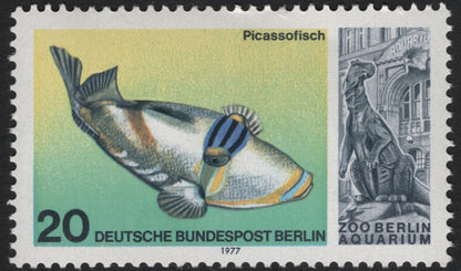 SCG10711 - Germany (Berlin) 1977 – Zoo Berlin Aquarium Fauna Set (4 Stamps)