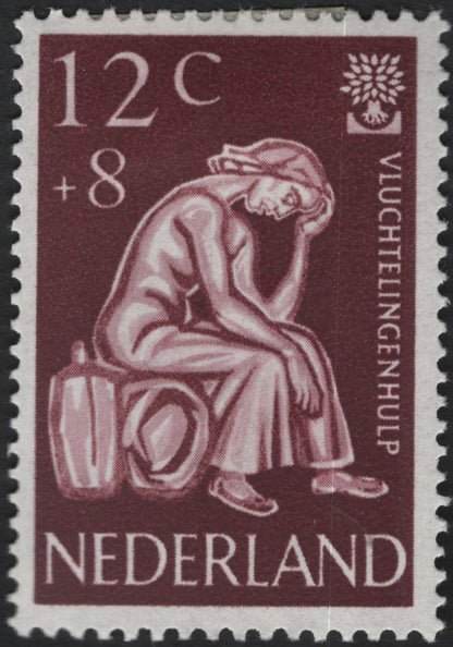 SCG10714 - Netherlands 1950 “Refugee Relief” Semi-Postal Pair